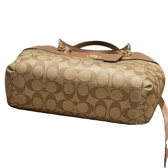 COACH Mini Brooke Carryall Signature Canvas Satchel F26139 - Picture 4 of 12